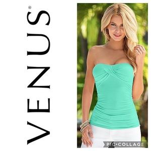 Venus Mint Green Twist Front Bra Top (L)